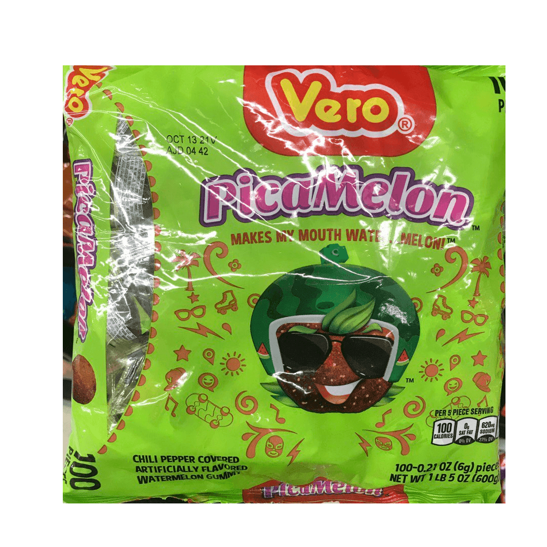 Vero- Picamelon Chili pepper covered watermelon gummy 100ct/0.21oz