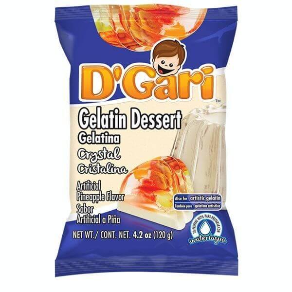 D'Gari - Gelatin Dessert, Pineapple Flavor 4.2 oz