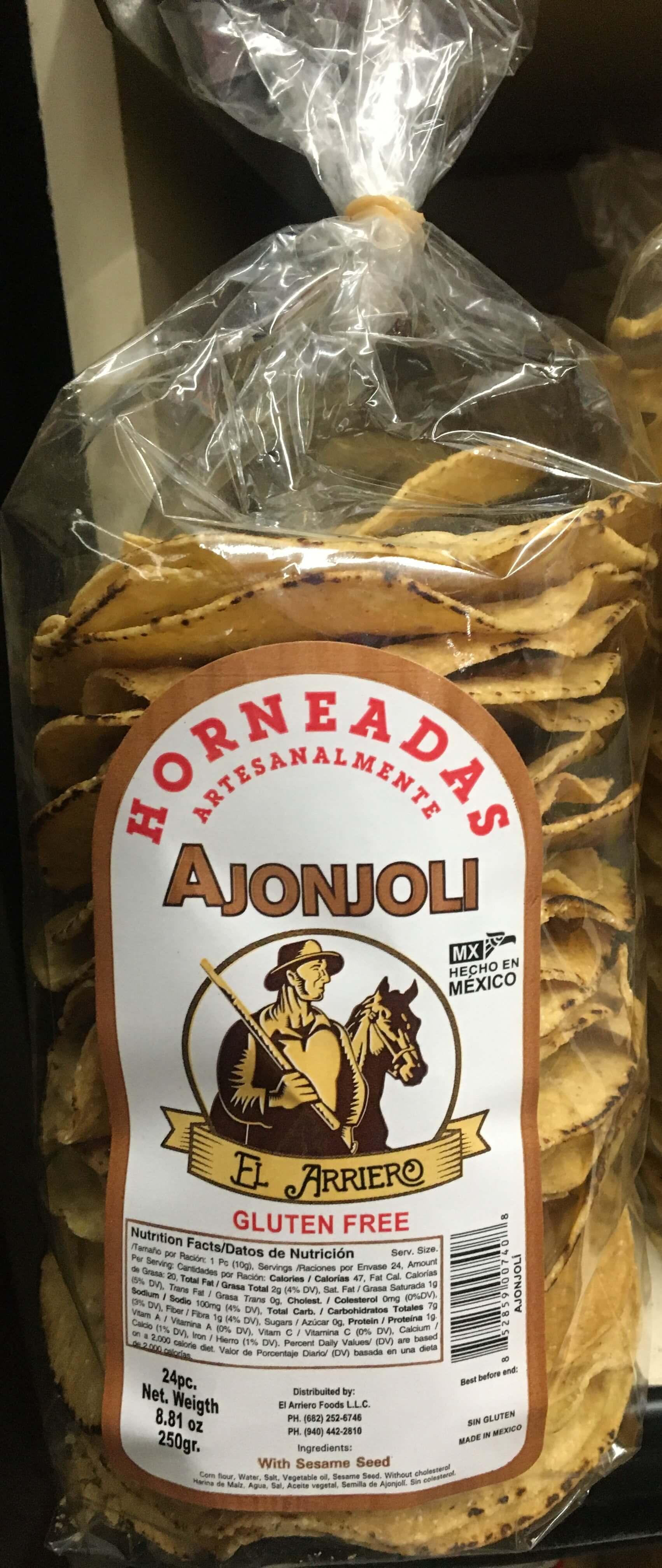 El Arriero - Corn Tostadas Ajonjoli Gluten Free 24pc 8.81oz