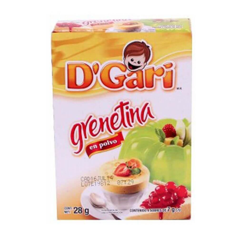 D'Gari - Unflavored Gelatin 4 envelopes